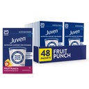 Juven Therapeutic Ernæring Drink pulver inkludert kollagen Peptider, Aminosyrer og HMB for sår healing støtte, frukt punch, 48 pakker