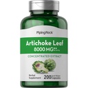 Piping Rock Artichoke ekstrakt kapsler 8000mg | 200 piller | Ikke-GMO & Glutenfri Supplement