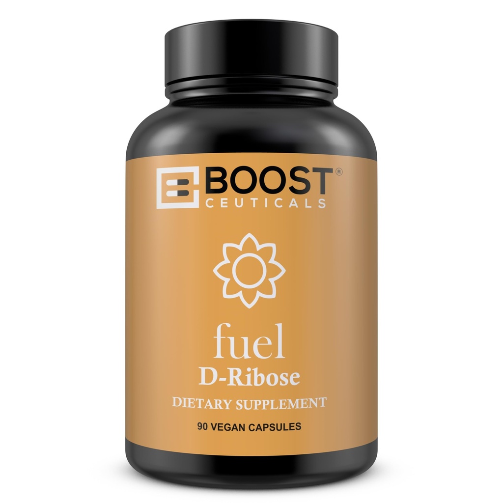 BoostCeuticals D-Ribose kapsler 90  Pure ren vegansk D Ribose Supplement | Ikke-GMO, Glutenfri, Ingen stearates | ideell muskel, hjerte og celle energi støtte