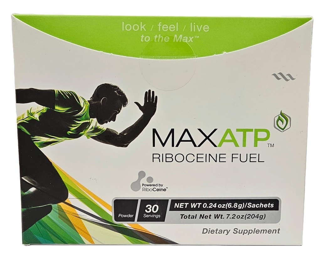 Max ATP, Ribocein Drivstof, 30 Pakninger (0,24 Ounce), 30 Servering