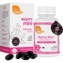 Zahler Mighty Mini Prenatal Vitamin med DHA & Folate - Certified Kosher - Alle naturlige prenatal vitaminer - Multivitamin for gravide kvinner - 19 prenatal vitaminer inkludert folsyre (90 Softgels)