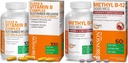 Bronson Metyl B12 5000 mg vitamin B12 Methylcobalamin Lozenges + Super B vitamin B Complex