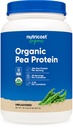 Nutricost Organic Pea Protein Isolate Powder (2LBS) - Uflavored, sertifisert USDA Organic, Protein fra planter, Vegetarvennlig, Glutenfri, Ikke-GMO