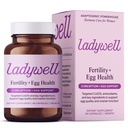 Ladywell Fertilitet + Egg helse | Fertilitetsstøtte | Ovarian helse, egg kvalitet, ovulering og konsept  Health CoQ10, Folat + nøkkelingredienser | vitenskap-støttet kvinnes supplement, 60 Ct