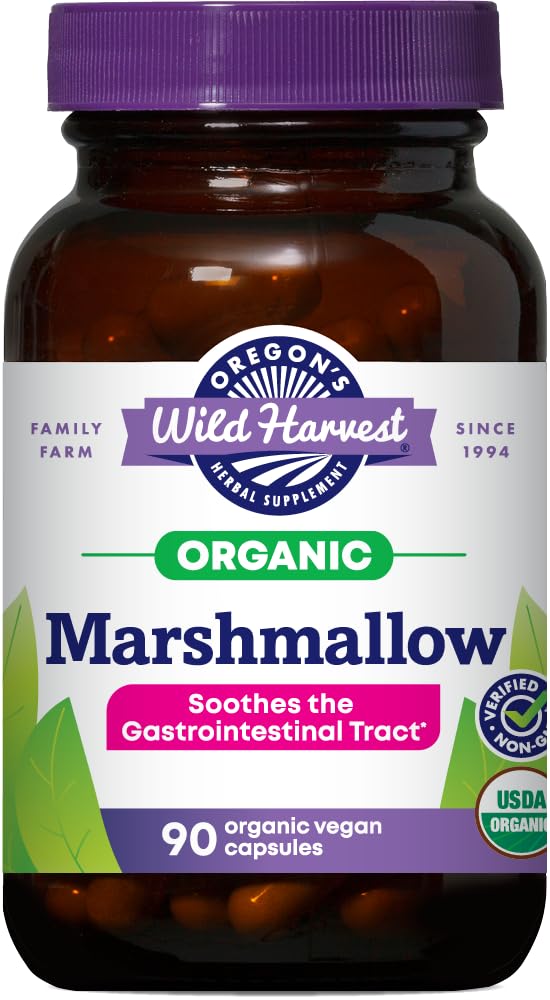 Oregon Wild Harvest Marshmallow Økologisk Herbal Supplement, 90 greve