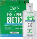 Manna vitaminer involverte Liposomal Prebiotic + Probiotic Packets – 40 milliarder CFU, 8 Strains – Gut, Digestiv, Immunstøtte – høy absorpsjon, holdbarhet, daglig kosttilskudd, 30 single serverer