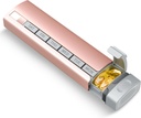 Reise Pill Organizer ukentlig, 1 gang i døgnet ,Upgrade Premium Aluminum Aluminum Pill Box 7 dag, Portable Metal Pill Case, Søt Pill Holder å holde vitaminer, medisiner, piller, kosttilskudd (Pink)