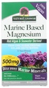 Naturens svar Marine Basert Magnesium, Super konsentrert 500mg | Plant Basert | Rød Algae & Seawater Derived | Alkoholfri og Glutenfri | Vegetariske kapsler 90ct