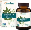 Himalaya Quercetin Supplement for plantebasert bioflavonoid støtte og daglig velvære, antioksidant og immun støtte, 500 mg, ikke-GMO, 60 vegetariske kapler, 2 måneders forsyning