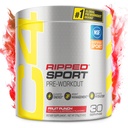 C4 Ripped Sport Pre trening pulver frukt punch - NSF sertifisert for sport + null sukker preworkout energi Supplement for menn og kvinner - 135 mg kaffe + vekttap - 30 serveringer