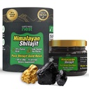 Velvære Nest Gold Grade ren Himalayan Shilajit Resin: Ultimate Potens for menn og kvinner - 24k Gull, 75% + Fulvic Acid, Lab Test Report Inkludert - 30g (1 Pack), 75 Services
