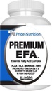 Pride Nutrition Premium EFA Omega 3-6-9 Supplement for menn og kvinner 5 i 1 - EPA, DHA, GLA, ALA og CLA essensielle fettsyrer med fiskeolje - Softgel piller