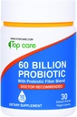 Probiotika 60 milliarder CFU - 10 Strains + organiske prebiotika - Immune, Digestive & Gut Health - støtter anledninger, diarrea, gass og bleking - for kvinner og menn - 30ct