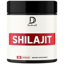 1000Mg Shilajit ren Himalayan organiske kapsler - Inneholder naturlig fulvic, Humic Acid & 85 andre - Shilajit kosttilskudd for kroppsbalanse, hjerte helse, hjerne og immunsystem støtte - 60 teller