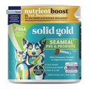 Solid Gold SeaMeal Cat Probiotic & Hunde Probiotika for Digestive Helse - Kelp Powder Dog & Cat Multivitamin Supplement w/Prebiotika og Digestive Enzymer for hud, Coat, & Gut + Immun Support - 3,5oz