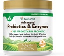 NaturVet – Avanserte probiotika og enzymer - Plus Vet Styrke PB6 Probiotic | Støtter og balanser Kjæledyr med sensitive magene og digestive problemer | for hunder og katter (4 oz)