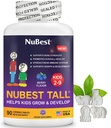 NuBest Tall Kids - Toddlers Vitaminer og Kids Vitaminer for alder 2 til 9 - Støtte Bone Styrke, generell helse og immunitet - Animal Shapes - 90 Chewable Berry Tabletter