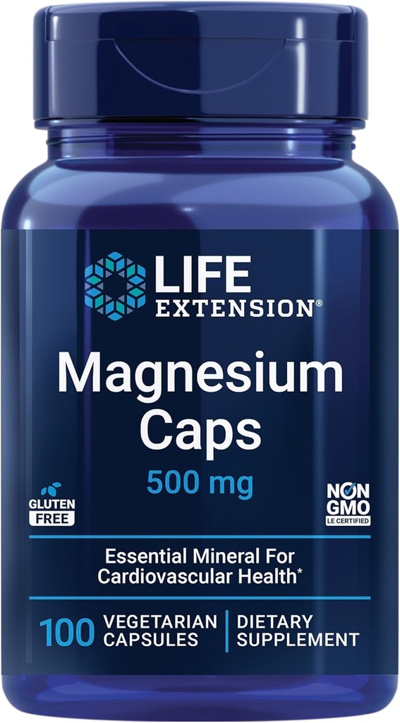 Livsforlengelse Super Vitamin E 268mg Hjerte Hjerne Immun Helse Magnesium 500mg Hjerte Beinmetabolisme Kapsler Bundle