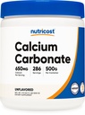 Nutricost Kalsiumkarbonat pulver 500 gram