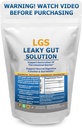 Leaky Gut Reparasjon m/L Glutamin & Prebiotika- Gut gjenoppretting, Leaky Gut Helse pulver- Leaky Gut Reparasjon kosttilskudd for IBS, Digestive Restoration & Gut Lining Support- Inkluderer GutHealth Assist Book