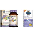 Hage i livet kvinners prenatal multivitamin med vitamin D3, B6, B12, C & jern & Minami naturlig prenatal DHA Omega 3 fiskeolje Supplement Softgels, sitron, 30 greve