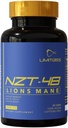 NZT-48 Premium Brain Booster - Lions Mane Supplement Capsules - Nootropic Brain Kosttilskudd for minne og fokus - Brain Piller - Naturlig energi - Koffeinfri, Fosfatydyserin, 30 Serveringer
