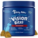 Zesty Paws Eye Supplement for hunder - Visjon Støtte med antioksidanter & Omega 3 fettsyrer - 90 Chews