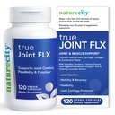NatureCity True-Joint FLX Joint Supplement Formula (120 kapsler) | TamaFlex, NEM Eggshell Membrane, Levagen+ PEA & CuberUp | støtter felles komfort, fleksibilitet, mobilitet, funksjon og Cartilage helse