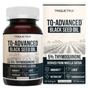 Svart Seed Oil Softgels | 5% Thymoquinon - TQ-Advanced® | Høy styrke - 500 mg per kapsel - 15:1 Konsentrat fra Nigela Sativa Extract, Raw Form, Vegansk Formula, Glassflaske (60 Softgels)