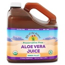 Lily of the Desert Aloe Vera Juice - Økologisk, Preservativ-fri Indre Fillet Aloe Vera Drikke med naturlig Digestive Enzymes for Gut Helse, Mage Relief, Wellness, Glødende hud, 128 Fl Oz