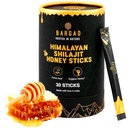 Ren Himalayan Shilajit Honning Sticks med Saffron - 30 greve | 75%+ Fulvic Acid, 85+ Spor Mineraler | Naturlig energi & immunitet Booster | Enkel enkeltbrukspakker