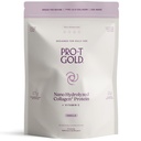 ProT gull kollagen protein pulver, 17g protein Nano-hydrolysert korn Fed kollagen, Vitamin C, 2g Arginin for sår støtte, Glutenfri, Alle naturlige, fett og sukker gratis, 0g karbohydrater, Vanilla, 23 oz, 30
