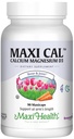 Maxi Helse Kalsium 1000 mg Supplement med vitamin D3 (1000 IE) og magnesium (500 mg) - Bein, tenner og felles støtte for menn og kvinner - 90 kapsler