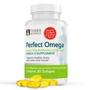 Therabotanics Perfect Omega Fish Oil Supplement EPA & DHA - høy absorpsjon, konsentrert Omega 3 for hjerte, hjerne, øye, og metabolsk helse - Alaskan Fish Oil Softgels - 30 greve (pakke med 1)