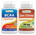 Beste Naturals BCAA 3200mg & Sink Citrat 30 mg