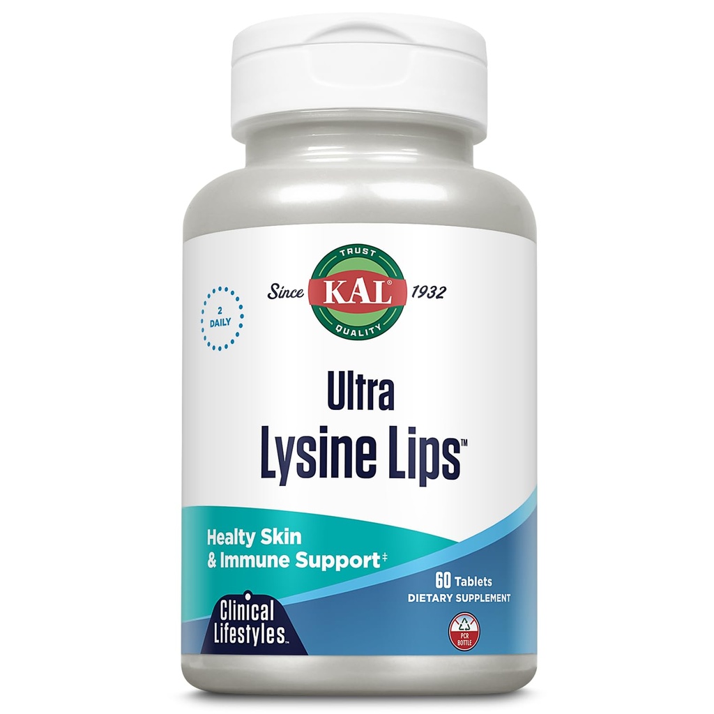 Kal Ultra Lysine Lips Tabletter, 60 greve