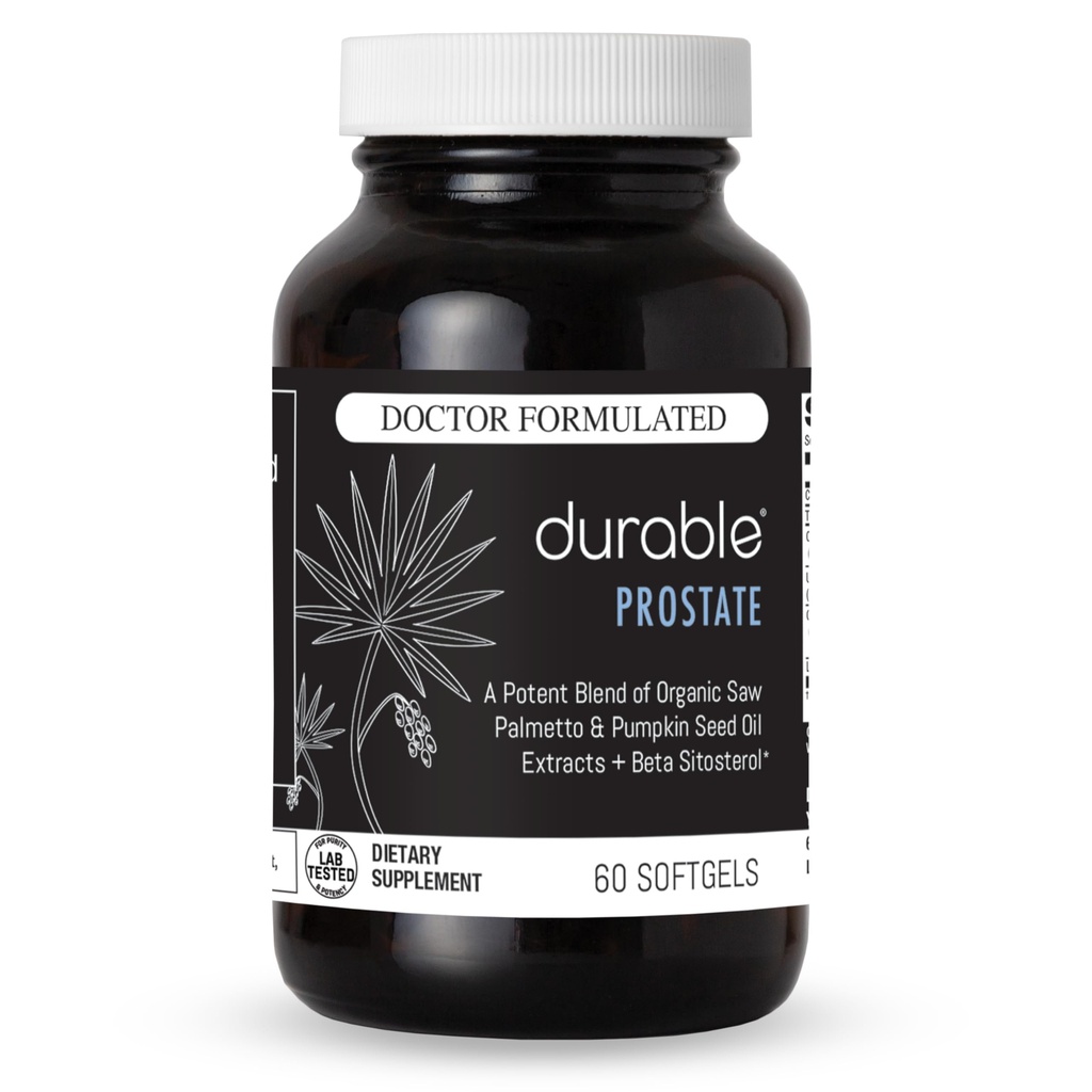 Varig prostate – Organic USPlus så Palmetto + Beta-Sitosterol – støtter menns prostata helse, blader funksjon og flyt– doktorformulert, laget i USA – 30 dagers forsyning (60 Softgels)