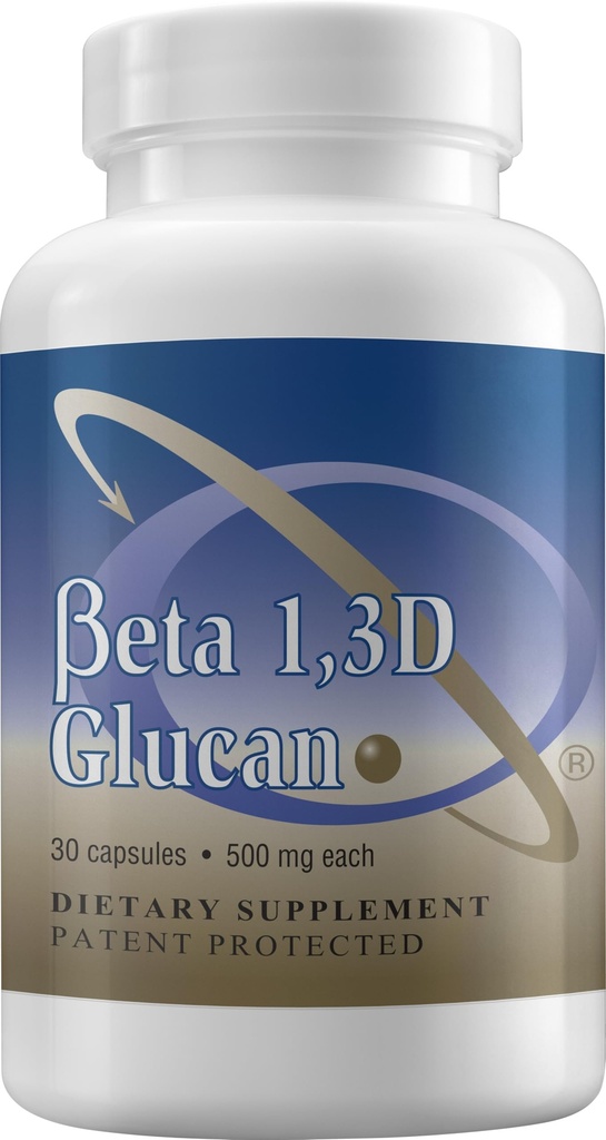 Overføringspunkt immunstøtte Supplement høyrenset Beta Glucan 500 mg per kapsel (b-glucanfiber) (pakke med 1)