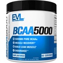 Evlution EVL BCAA Aminosyrer pulver - BCAA pulver post trening gjenopprette drikke og stimul gratis pre trening energi drikk pulver - 5g grened kjede Aminosyrer Supplement for menn - uberørt pulver