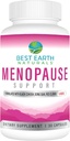 Beste jord Naturals Menopause Støtte for varme blits, Mood Swings, nattsviter, sunne hormonnivåer og mer. Laget med svart cohosh, chasteberry og mer