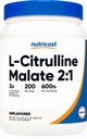 Nutricost L-Citrullin Malate (2:1) pulver (600 gram)