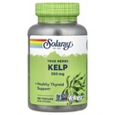 Solaray Kelp 550 mg med folsyre for sunn Thyroid funksjon, energi og metabolisme støtte | Non-GMO | 180 Vegkaps