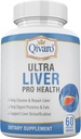 Ultra Liver Pro Health - Liver Helse støtte Supplement med Melk Thistle frø, Artichoke ekstrakt & Dandelion Leaf ekstrakt - Antioksidant & Detox støtte - 60 Grønnsaker Kapsler
