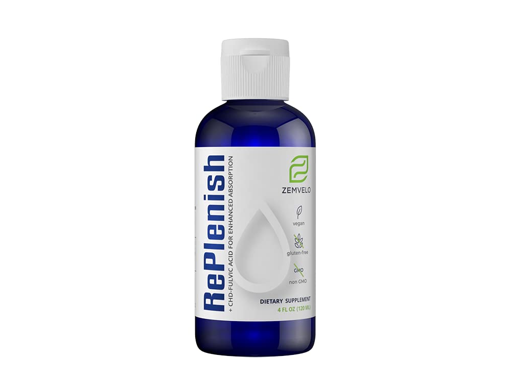 Liquid Ionic Electrolyte Supplement | Replenish | Rehydrat | Støtter Muskel Helse | Natrium, Kalium, Kalsium, Magnesium, Spor Mineraler | Vegan & Keto Vennlig
