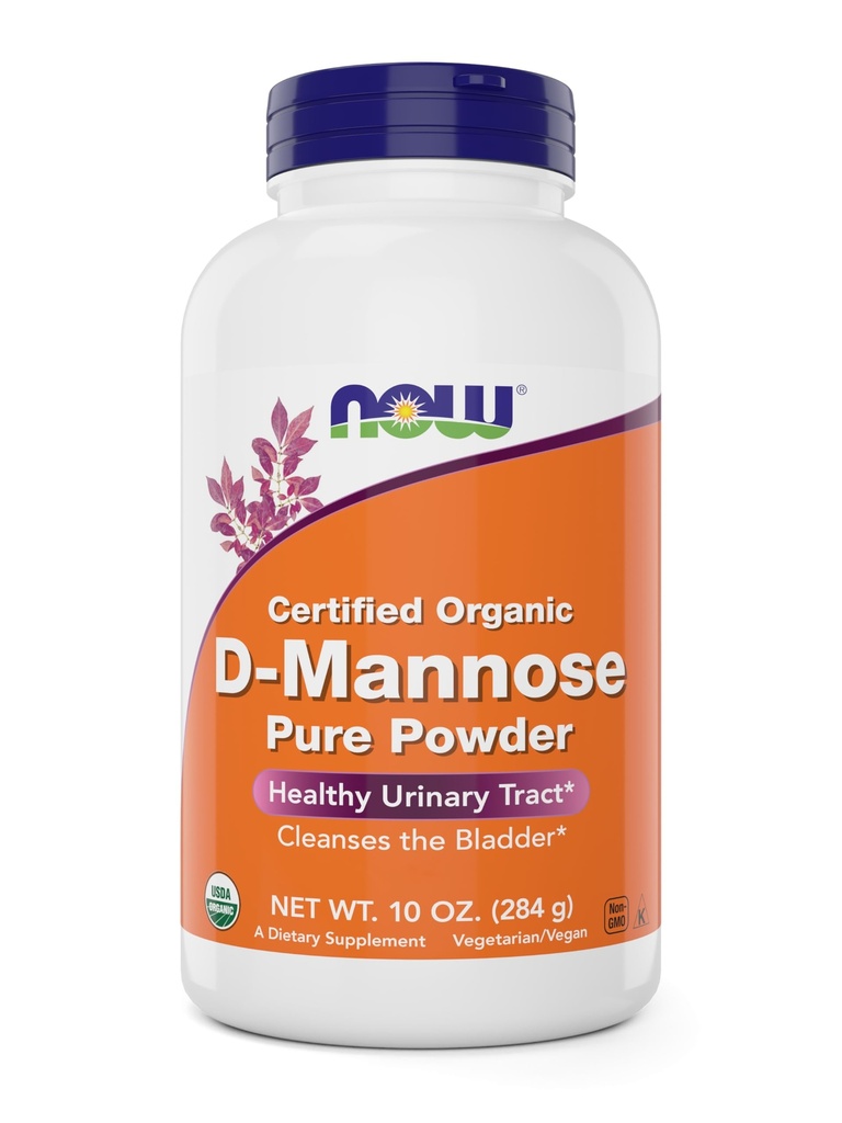 NU Mat ren, organisk D-Mannose 10 oz pulver - Blader rengjøring og urinveistrakt Health Supplement - ikke-GMO - Veganvennlig - 2000mg / 2 gram per servering