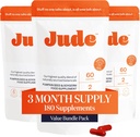 Jude Bladder Control Tabletter, Daglig Supplement, Reduser Leaks, Bedre behov for å gå urent, Forbedre søvn, Overaktive Bladder Tabletter, 180 Kapsler