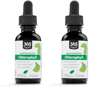 365 av hele matmarkedet, flytende klorofyll, 1 fl Oz (pakke med 2)