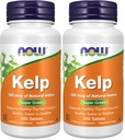 NU Supplements, Kelp 150 mhg naturlig iodin, lettere å svelge tablett, Super Green, 200 tabletter (pakke med 2)