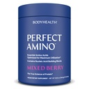 BodyHealth PerfectAmino pulver - BCAA og EAA pulver for pre og post trening - Amino syre energi drikke for menn og kvinner å støtte lean muskel og gjenoppretting - blandet berry - 60 serveringer