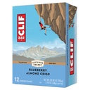 CLIF BAR - Blåbær Almond Crisp - laget med organisk havre - Ikke-GMO - Plant Basert - Energibar - 2,4 oz. (12 Pack)